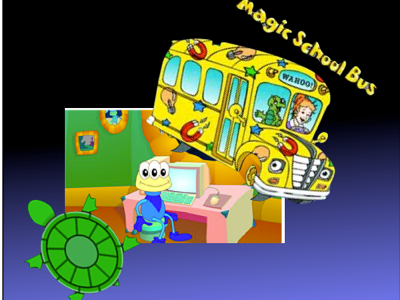 A Magic School Bus, an Alien and a Turtle